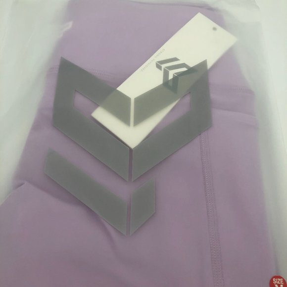 Strong Physiquez High Waisted Leggings Lavender Prism Tummy Control Size M, XXL - Picture 9 of 13